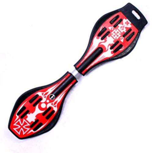 2 WHEEL SKATEBOARD WITH LIGHT UP WHEELS